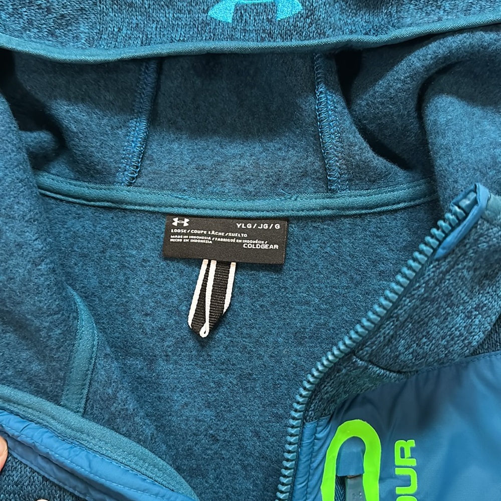 NWT Under Armour Boys Full Zip Hoodie - Picture 3 of 5
